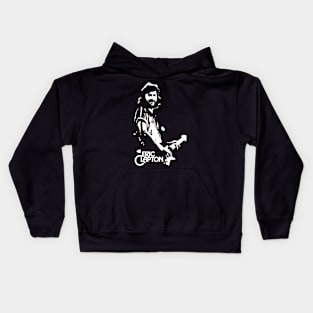 eric clapton sillouette Kids Hoodie